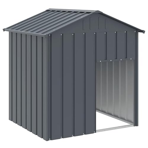Eleganz Hundehütte aus verzinktem Stahl - Anthrazit 117x103x123 cm - Wetterfest & langlebig für Garten, Terrasse oder Hof - Ideal für mittelgroße Hunde Eleganz Hundehütte aus verzinktem Stahl - Anthrazit 117x103x123 cm - Wetterfest & langlebig für Garten, Terrasse oder Hof - Ideal für mittelgroße Hunde von Eleganz
