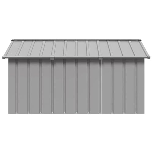 Eleganz Hundehütte aus verzinktem Stahl - Grau 116,5x153x81,5 cm - Wetterfest & langlebig für Garten, Terrasse oder Hof - Ideal für große Hunde - Schutz vor Regen und Sonne Eleganz Hundehütte aus verzinktem Stahl - Grau 116,5x153x81,5 cm - Wetterfest & langlebig für Garten, Terrasse oder Hof - Ideal für große Hunde - Schutz vor Regen und Sonne von Eleganz