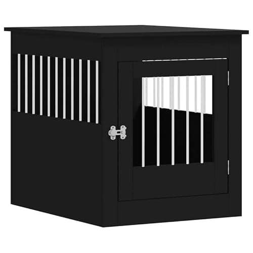 Eleganz Hundekäfig Möbelstil Schwarz 64,5x80x71 cm aus Holzwerkstoff & Stahl - Stilvoller Hundezwinger für Wohnzimmer, langlebig & sicher Eleganz Hundekäfig Möbelstil Schwarz 64,5x80x71 cm aus Holzwerkstoff & Stahl - Stilvoller Hundezwinger für Wohnzimmer, langlebig & sicher von Eleganz