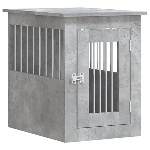 Eleganz Hundekäfig im Möbelstil Betongrau 45x62x59 cm - Stilvoller Hundezwinger aus Holzwerkstoff für Wohnzimmer & Schlafzimmer, Robust & Langlebig, Platzsparend für Kleine Räume Eleganz Hundekäfig im Möbelstil Betongrau 45x62x59 cm - Stilvoller Hundezwinger aus Holzwerkstoff für Wohnzimmer & Schlafzimmer, Robust & Langlebig, Platzsparend für Kleine Räume von Eleganz