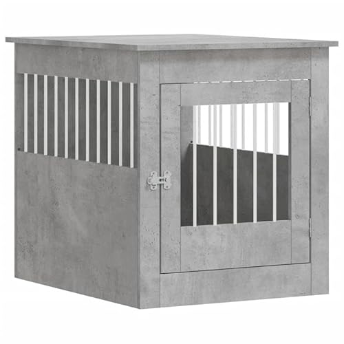 Eleganz Hundekäfig im Möbelstil Betongrau 64,5x80x71 cm - Stilvoller Hundegehege aus Holzwerkstoff & Stahl für Wohnzimmer oder Balkon - Robust & Langlebig Eleganz Hundekäfig im Möbelstil Betongrau 64,5x80x71 cm - Stilvoller Hundegehege aus Holzwerkstoff & Stahl für Wohnzimmer oder Balkon - Robust & Langlebig von Eleganz