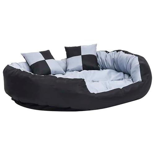 Eleganz Hundekissen wendbar & waschbar 110x80x23 cm - Grau/Schwarz - 420D Oxford-Gewebe mit PU-Beschichtung - Extrem langlebig & pflegeleicht - Ideal für Hunde Aller Größen Eleganz Hundekissen wendbar & waschbar 110x80x23 cm - Grau/Schwarz - 420D Oxford-Gewebe mit PU-Beschichtung - Extrem langlebig & pflegeleicht - Ideal für Hunde Aller Größen von Eleganz