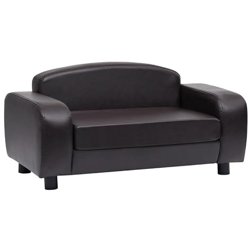 Eleganz Hundesofa aus Kunstleder 80x50x40 cm - Bequemes Hundebett für Wohnzimmer & Schlafzimmer, Langlebig & Pflegeleicht - Ideal für Mittelgroße Hunde Eleganz Hundesofa aus Kunstleder 80x50x40 cm - Bequemes Hundebett für Wohnzimmer & Schlafzimmer, Langlebig & Pflegeleicht - Ideal für Mittelgroße Hunde von Eleganz