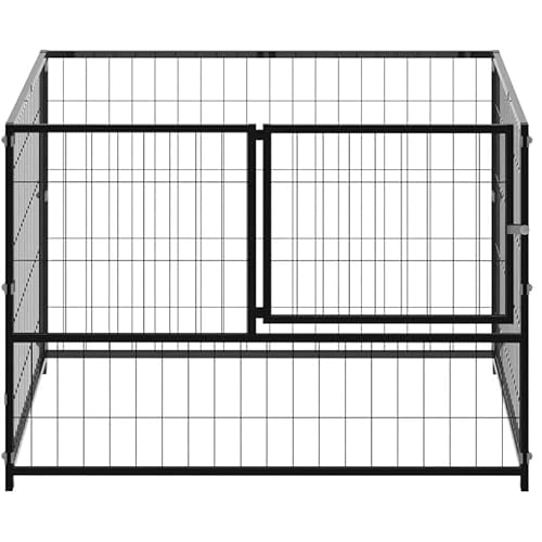 Eleganz Hundezwinger Schwarz 100x100x70 cm aus Stahl – Robuster & Sicherer Auslauf für Hunde im Garten oder Terrasse – Ideal für mittelgroße Hunde Eleganz Hundezwinger Schwarz 100x100x70 cm aus Stahl – Robuster & Sicherer Auslauf für Hunde im Garten oder Terrasse – Ideal für mittelgroße Hunde von Eleganz