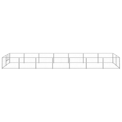 Eleganz Hundezwinger aus Stahl 14 m² – Robustes Gitter für sicheren Auslauf im Garten – ideal für Hunde Aller Größen Eleganz Hundezwinger aus Stahl 14 m² – Robustes Gitter für sicheren Auslauf im Garten – ideal für Hunde Aller Größen von Eleganz