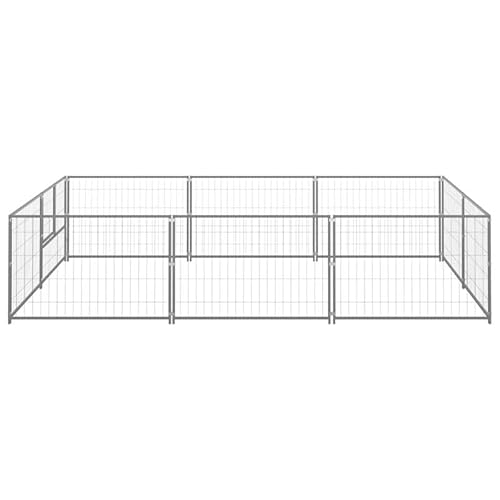 Eleganz Hundezwinger aus Stahl 6 m² - Robustes Metallgitter für Hunde im Freien - Sicherer Auslauf für mittelgroße Hunde - Wetterfest & langlebig Eleganz Hundezwinger aus Stahl 6 m² - Robustes Metallgitter für Hunde im Freien - Sicherer Auslauf für mittelgroße Hunde - Wetterfest & langlebig von Eleganz