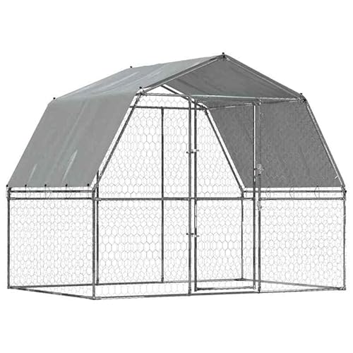 Eleganz Hundezwinger mit Dach und Tür aus verzinktem Stahl und PE – Robuster und wetterfester Auslauf für Hunde im Freien – Ideal für Garten und Terrasse Eleganz Hundezwinger mit Dach und Tür aus verzinktem Stahl und PE – Robuster und wetterfester Auslauf für Hunde im Freien – Ideal für Garten und Terrasse von Eleganz