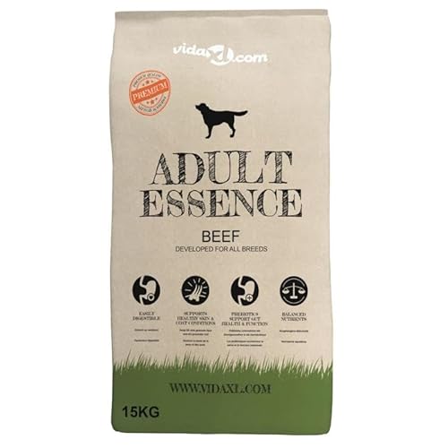 Eleganz Trockenfutter für Hunde Adult - Essence Beef 2 x 15 kg, hochwertiges Hundefutter für ausgewogene Ernährung, ideal für Erwachsene Hunde Aller Rassen Eleganz Trockenfutter für Hunde Adult - Essence Beef 2 x 15 kg, hochwertiges Hundefutter für ausgewogene Ernährung, ideal für Erwachsene Hunde Aller Rassen von Eleganz