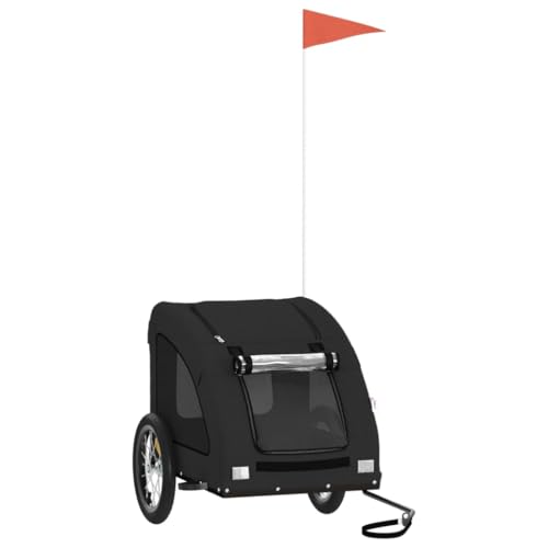 Fahrradanhänger für Hunde - Schwarz, Oxford-Gewebe & Eisen - Robuster & Leichter Transportanhänger für Haustiere - Ideal für Radtouren & Spaziergänge Fahrradanhänger für Hunde - Schwarz, Oxford-Gewebe & Eisen - Robuster & Leichter Transportanhänger für Haustiere - Ideal für Radtouren & Spaziergänge von Eleganz
