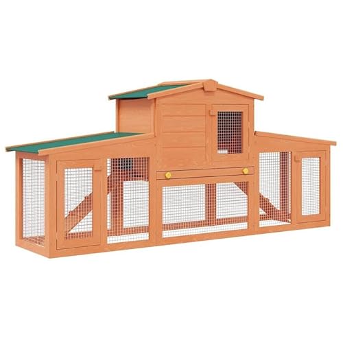 Großer Kaninchenstall aus Holz mit Dach – Robustes Kleintiergehege für draußen & innen, ideal für Kaninchen & Hasen – Langlebig & wetterfest Großer Kaninchenstall aus Holz mit Dach – Robustes Kleintiergehege für draußen & innen, ideal für Kaninchen & Hasen – Langlebig & wetterfest von Eleganz