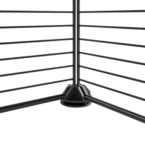 Haustierkäfig für Kleintiere - 35x35 cm Stahlgehege mit Tür - Robust & Sicher für Hamster, Kaninchen & Meerschweinchen - Schwarzer Käfig für Innenbereich Haustierkäfig für Kleintiere - 35x35 cm Stahlgehege mit Tür - Robust & Sicher für Hamster, Kaninchen & Meerschweinchen - Schwarzer Käfig für Innenbereich von Eleganz