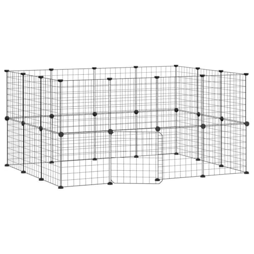 Haustierkäfig für Kleintiere 35x35 cm mit Tür aus Stahl - Langlebig & Sicher für Hamster, Kaninchen & Mehr - Ideal für Innenbereich von Eleganz