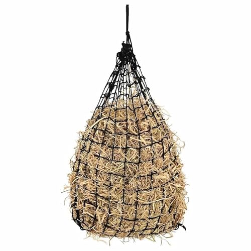 Heunetze 2 Stück Rund Schwarz 75x75 cm PP - Futter- & Wasserspender für Haustiere, langlebig und leicht zu reinigen, ideal für Tierkäfige und Außenbereich Heunetze 2 Stück Rund Schwarz 75x75 cm PP - Futter- & Wasserspender für Haustiere, langlebig und leicht zu reinigen, ideal für Tierkäfige und Außenbereich von Eleganz