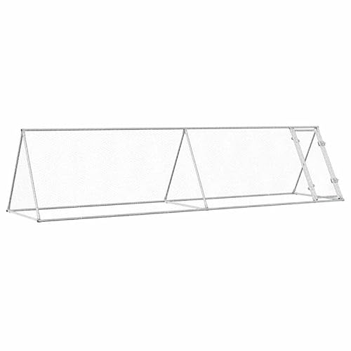 Hühnerkäfig aus verzinktem Stahl 400x105x91 cm - Robustes Gehege für Kleintiere - Ideal für Hühner, Kaninchen & mehr - Wetterfest & langlebig von Eleganz