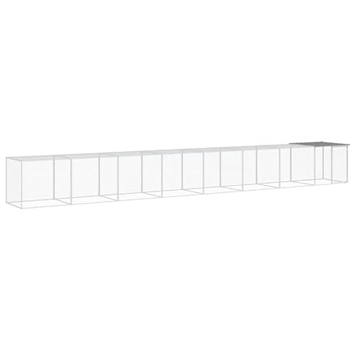 Hühnerkäfig aus verzinktem Stahl mit Dach 803x98x90 cm - Robustes Gehege für Kleintiere im Freien - Wetterfest & langlebig für Hühner & Geflügel Hühnerkäfig aus verzinktem Stahl mit Dach 803x98x90 cm - Robustes Gehege für Kleintiere im Freien - Wetterfest & langlebig für Hühner & Geflügel von Eleganz