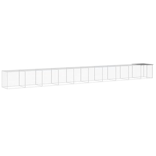 Hühnerkäfig mit Dach aus verzinktem Stahl 1003x98x90 cm - Robustes Gehege für Kleintiere im Freien - Wetterfest & langlebig für Hühner, Kaninchen und mehr Hühnerkäfig mit Dach aus verzinktem Stahl 1003x98x90 cm - Robustes Gehege für Kleintiere im Freien - Wetterfest & langlebig für Hühner, Kaninchen und mehr von Eleganz
