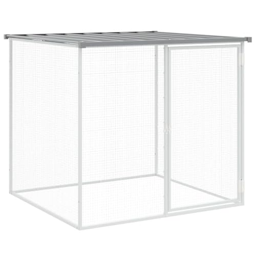 Hühnerkäfig mit Dach aus verzinktem Stahl 103x98x90 cm - Wetterfest & Robust für Kleintiere - Ideal für Garten, Terrasse oder Hinterhof von Eleganz