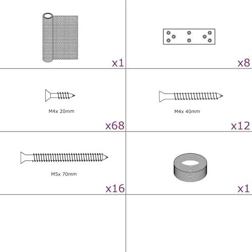 Hühnerstall-Erweiterung aus Metall 268x100x190 cm - Robust und Wetterfest für Hühnergehege - Ideal für Freilauf und Sicherheit von Eleganz