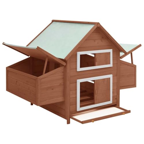 Hühnerstall aus Massivholz Tanne 150x96x110 cm | Robust & Wetterfest | Ideal für Kleintiere wie Hühner | Natürlicher Lebensraum für Garten oder Hof Hühnerstall aus Massivholz Tanne 150x96x110 cm | Robust & Wetterfest | Ideal für Kleintiere wie Hühner | Natürlicher Lebensraum für Garten oder Hof von Eleganz