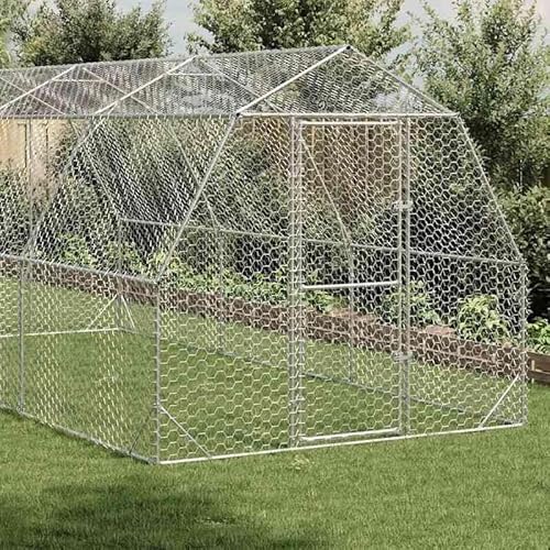 Hühnerstall aus verzinktem Stahl 2,5x6x2,25 m - Robustes Gehege für Kleintiere - Wetterfest & langlebig - Ideal für Hühner & Kleintiere im Garten Hühnerstall aus verzinktem Stahl 2,5x6x2,25 m - Robustes Gehege für Kleintiere - Wetterfest & langlebig - Ideal für Hühner & Kleintiere im Garten von Eleganz