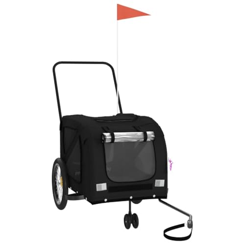 Hundeanhänger aus Oxford-Gewebe und Eisen - Robuster Fahrradanhänger für Hunde - Ideal für Outdoor-Abenteuer - Leicht zu reinigen und langlebig Hundeanhänger aus Oxford-Gewebe und Eisen - Robuster Fahrradanhänger für Hunde - Ideal für Outdoor-Abenteuer - Leicht zu reinigen und langlebig von Eleganz
