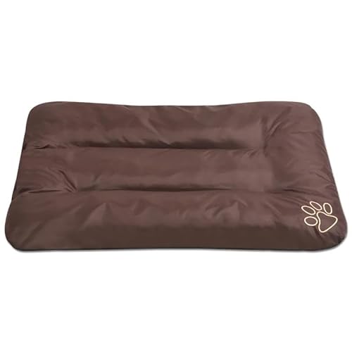 Hundebett Größe XL Braun - Extra großes Hundebett für große Hunde, waschbarer Bezug, orthopädische Schaumstoffmatratze, perfekt für Wohnung & Haus von Eleganz