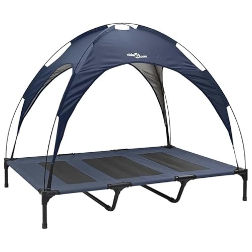 Hundebett Marineblau XL Stahl – Robustes & Langlebiges Hundebett für Große Hunde, Stabiles Metallgestell, Bequemer Schlafplatz für Haustiere, Ideal für Wohnung & Garten Hundebett Marineblau XL Stahl – Robustes & Langlebiges Hundebett für Große Hunde, Stabiles Metallgestell, Bequemer Schlafplatz für Haustiere, Ideal für Wohnung & Garten von Eleganz