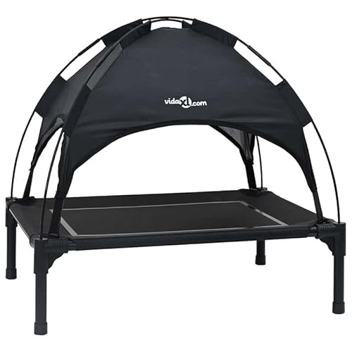 Hundebett aus Stahl - Langlebiges & Robustes Hundebett für kleine und große Hunde - Perfekt für drinnen und draußen - Schwarz Hundebett aus Stahl - Langlebiges & Robustes Hundebett für kleine und große Hunde - Perfekt für drinnen und draußen - Schwarz von Eleganz