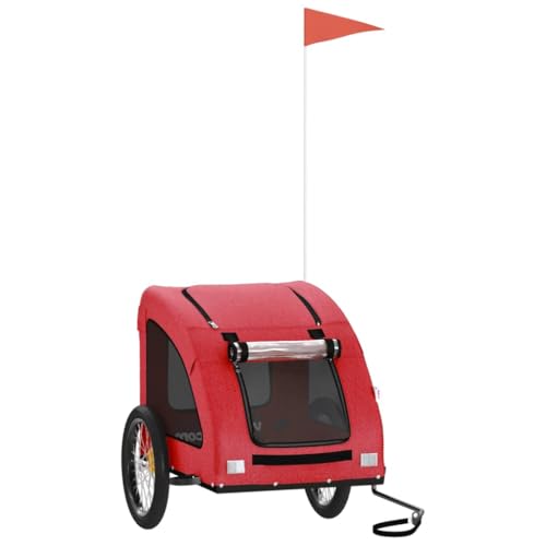 Hundewagen aus Oxford-Gewebe & Eisen - Leichter & Stabiler Fahrradanhänger für Hunde - Ideal für Outdoor-Aktivitäten & Alltag Hundewagen aus Oxford-Gewebe & Eisen - Leichter & Stabiler Fahrradanhänger für Hunde - Ideal für Outdoor-Aktivitäten & Alltag von Eleganz