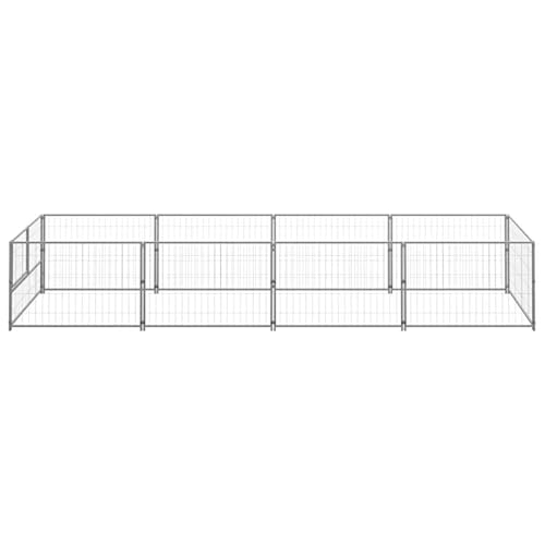 Hundezwinger aus Stahl 4 m² - Robuster Metallauslauf für Hunde im Garten - Sicherer Freilauf für kleine und große Hunde - Wetterfest und langlebig Hundezwinger aus Stahl 4 m² - Robuster Metallauslauf für Hunde im Garten - Sicherer Freilauf für kleine und große Hunde - Wetterfest und langlebig von Eleganz