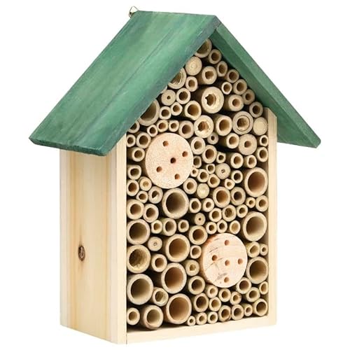Insektenhotels 2 Stück aus Massivholz Tanne - Natürliches Insektenparadies für Garten & Balkon - 23x14x29 cm, Wetterfest & Langlebig - Schützt Nützlinge & Fördert Biodiversität Insektenhotels 2 Stück aus Massivholz Tanne - Natürliches Insektenparadies für Garten & Balkon - 23x14x29 cm, Wetterfest & Langlebig - Schützt Nützlinge & Fördert Biodiversität von Eleganz