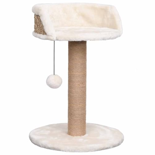 Katzenbaum mit Kratzsäule 49 cm - Katzenspielzeug & Kratzbaum aus Seegras - Stabiles Katzenbett für kleine Räume - Natürliches Material für Katzenliebhaber Katzenbaum mit Kratzsäule 49 cm - Katzenspielzeug & Kratzbaum aus Seegras - Stabiles Katzenbett für kleine Räume - Natürliches Material für Katzenliebhaber von Eleganz