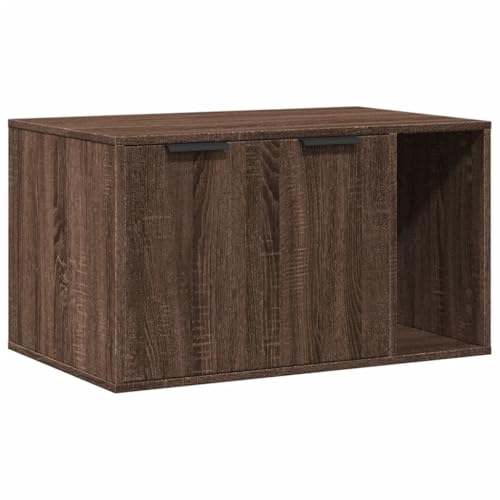 Katzenbett Eichen-Optik 80x50x45 cm - Modernes Katzenklo aus Holzwerkstoff, Langlebig & Stilvoll für Wohnzimmer oder Schlafzimmer - Ideal für anspruchsvolle Katzenbesitzer Katzenbett Eichen-Optik 80x50x45 cm - Modernes Katzenklo aus Holzwerkstoff, Langlebig & Stilvoll für Wohnzimmer oder Schlafzimmer - Ideal für anspruchsvolle Katzenbesitzer von Eleganz