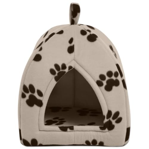 Katzenhöhle Größe L Beige - Kuscheliges Katzenbett für Wohnung & Haus, Atmungsaktive und Leichte Katzenhöhle mit Weichem Fleece, Perfekt für Katzen zum Schlafen und Entspannen Katzenhöhle Größe L Beige - Kuscheliges Katzenbett für Wohnung & Haus, Atmungsaktive und Leichte Katzenhöhle mit Weichem Fleece, Perfekt für Katzen zum Schlafen und Entspannen von Eleganz