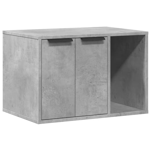 Katzenklo Betongrau 60x40x40 cm aus Holzwerkstoff - Stabiles Katzenbett für Wohnung & Haus, Langlebig & Pflegeleicht - Ideal für Katzenliebhaber Katzenklo Betongrau 60x40x40 cm aus Holzwerkstoff - Stabiles Katzenbett für Wohnung & Haus, Langlebig & Pflegeleicht - Ideal für Katzenliebhaber von Eleganz