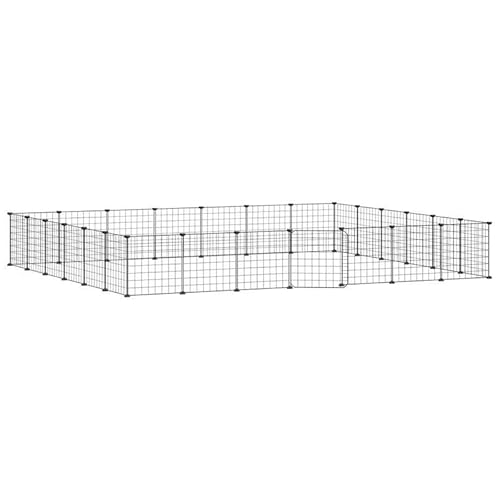 Kleintierkäfig 35x35 cm aus pulverbeschichtetem Stahl - Haustiergehege mit Tür für Nager & Kleintiere - robust & langlebig - ideal für Hamster, Mäuse & mehr von Eleganz