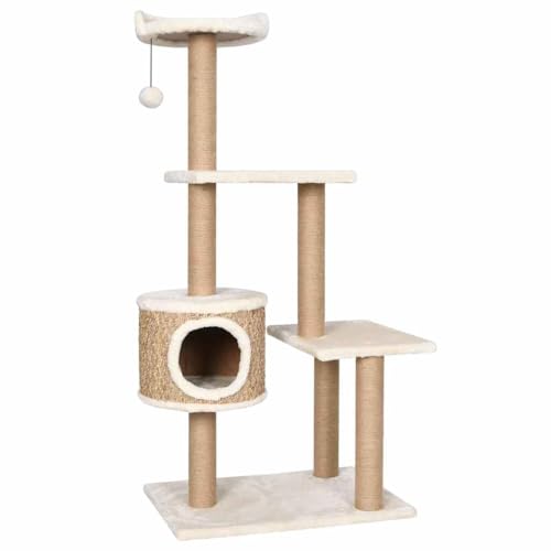 Kratzbaum für Katzen 123 cm Seegras - Stabiles Katzenspielzeug mit Kratzfläche für Wohnung & Haus, Natürliches Material für Katzenbett & Spielplatz Kratzbaum für Katzen 123 cm Seegras - Stabiles Katzenspielzeug mit Kratzfläche für Wohnung & Haus, Natürliches Material für Katzenbett & Spielplatz von Eleganz