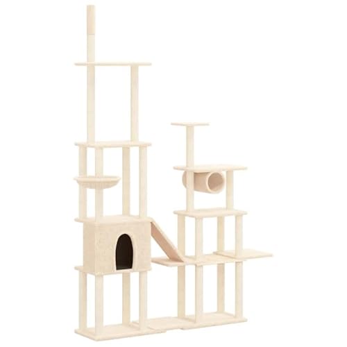 Kratzbaum für Katzen 279 cm mit Sisal-Kratzsäulen – Luxus-Katzenbett für große Räume, stabil & Kratzfest – perfekt für aktive Katzen Kratzbaum für Katzen 279 cm mit Sisal-Kratzsäulen – Luxus-Katzenbett für große Räume, stabil & Kratzfest – perfekt für aktive Katzen von Eleganz