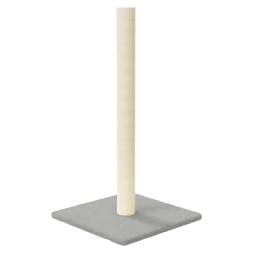 Kratzsäule für Katzen - Höhle & Liegeplatz, hellgrau 35x35x70 cm - Stabile Kratzrolle mit weichem Schlafplatz für Wohnung & Haus Kratzsäule für Katzen - Höhle & Liegeplatz, hellgrau 35x35x70 cm - Stabile Kratzrolle mit weichem Schlafplatz für Wohnung & Haus von Eleganz