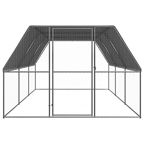 Outdoor-Hühnerkäfig 3x6x2 m aus verzinktem Stahl - Robustes Gehege für Kleintiere & Geflügel - Witterungsbeständig & sicher für Garten, Hof & Freilandhaltung Outdoor-Hühnerkäfig 3x6x2 m aus verzinktem Stahl - Robustes Gehege für Kleintiere & Geflügel - Witterungsbeständig & sicher für Garten, Hof & Freilandhaltung von Eleganz