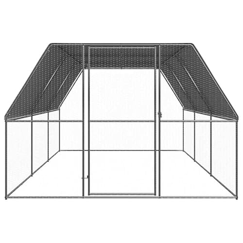 Outdoor-Hühnerkäfig 3x6x2 m aus verzinktem Stahl & Polyethylen - Robustes Gehege für Kleintiere - Wetterfest & langlebig - Ideal für Hühner, Kaninchen & mehr Outdoor-Hühnerkäfig 3x6x2 m aus verzinktem Stahl & Polyethylen - Robustes Gehege für Kleintiere - Wetterfest & langlebig - Ideal für Hühner, Kaninchen & mehr von Eleganz