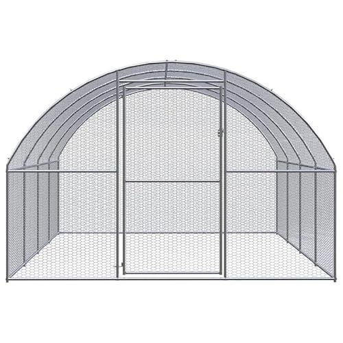 Outdoor-Hühnerstall 3x4x2 m aus verzinktem Stahl - Robustes Gehege für Kleintiere im Garten - Langlebig & witterungsbeständig Outdoor-Hühnerstall 3x4x2 m aus verzinktem Stahl - Robustes Gehege für Kleintiere im Garten - Langlebig & witterungsbeständig von Eleganz