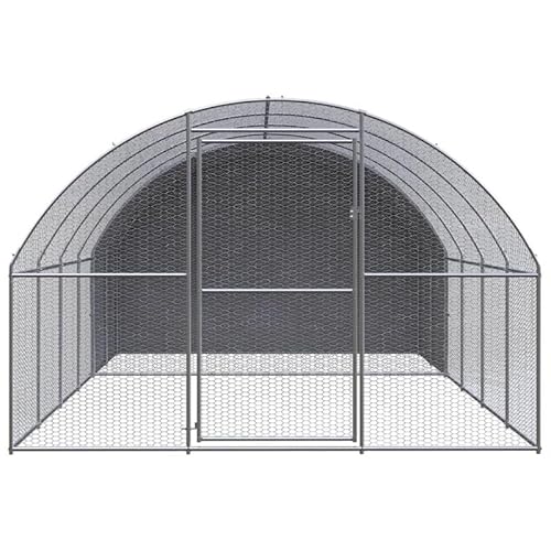 Outdoor-Hühnerstall 3x4x2 m aus verzinktem Stahl und PE - Robustes Gehege für Kleintiere, wetterfest und langlebig - Ideal für Hühner, Kaninchen und andere Kleintiere im Garten Outdoor-Hühnerstall 3x4x2 m aus verzinktem Stahl und PE - Robustes Gehege für Kleintiere, wetterfest und langlebig - Ideal für Hühner, Kaninchen und andere Kleintiere im Garten von Eleganz