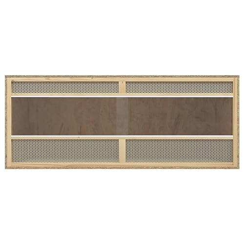 Terrarium aus Holzwerkstoff 120x50x50 cm für Kleintiere - Langlebiges Gehege mit natürlichem Design für Reptilien & Nagetiere - Ideal für Terrarienliebhaber Terrarium aus Holzwerkstoff 120x50x50 cm für Kleintiere - Langlebiges Gehege mit natürlichem Design für Reptilien & Nagetiere - Ideal für Terrarienliebhaber von Eleganz