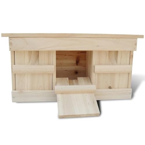 Vogelhäuschen aus Holz - Spatzen-Nistkasten 44 x 15,5 x 21,5 cm für Garten & Balkon - Wetterfest & Langlebig - Ideal für Spatzen & Kleinvögel Vogelhäuschen aus Holz - Spatzen-Nistkasten 44 x 15,5 x 21,5 cm für Garten & Balkon - Wetterfest & Langlebig - Ideal für Spatzen & Kleinvögel von Eleganz