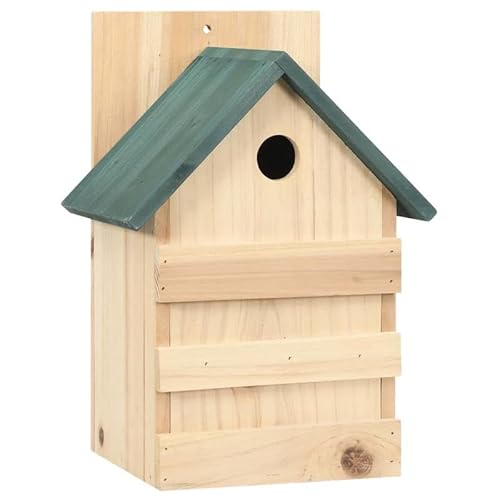 Vogelhäuschen aus Tannenholz - 4 Stück Set 23x19x33 cm - Naturnahes Vogelhaus für Garten und Balkon - Langlebig und Wetterfest Vogelhäuschen aus Tannenholz - 4 Stück Set 23x19x33 cm - Naturnahes Vogelhaus für Garten und Balkon - Langlebig und Wetterfest von Eleganz