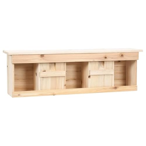 Vogelhäuschen aus Tannenholz - Spatzenhaus 5-Fach 68x15x21 cm - Langlebig & Wetterfest für Garten, Balkon oder Terrasse - Perfektes Vogelhaus für Naturliebhaber Vogelhäuschen aus Tannenholz - Spatzenhaus 5-Fach 68x15x21 cm - Langlebig & Wetterfest für Garten, Balkon oder Terrasse - Perfektes Vogelhaus für Naturliebhaber von Eleganz