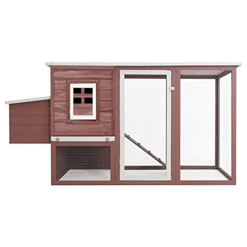 Wooden Chicken Coop with 1 Nesting Box, Outdoor Hen House for Small Animals, Durable & Eco-Friendly Pet Habitat, Perfect for Backyard or Garden Use Wooden Chicken Coop with 1 Nesting Box, Outdoor Hen House for Small Animals, Durable & Eco-Friendly Pet Habitat, Perfect for Backyard or Garden Use von Eleganz