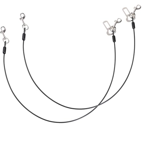 ElevateTech Sicherheitsablage für Hundeleine, kaufest, für Hundeleine, Verlängerung für Haustierhalsbänder, Geschirre, Verriegelung, geeignet für kleine und mittelgroße Hunde, 78,9 cm, Schwarz, 2 ElevateTech Sicherheitsablage für Hundeleine, kaufest, für Hundeleine, Verlängerung für Haustierhalsbänder, Geschirre, Verriegelung, geeignet für kleine und mittelgroße Hunde, 78,9 cm, Schwarz, 2 von ElevateTech