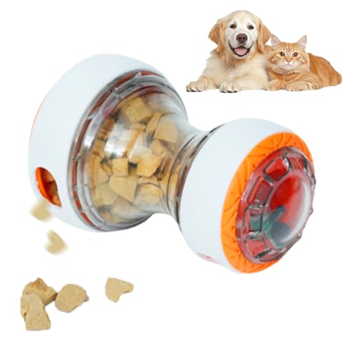 Elfinfi Snackball Hund, Slow Feeder Hundespielzeug Intelligenz, Unterhaltsames Interaktives Intelligenzspielzeug für Hunde für Die Verteilung und Verdauung von Hundefutter von Elfinfi